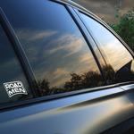 White Roadmen Sticker | Durable White Decal for Cars & Bikes | Multiple Sizes Thumbnail